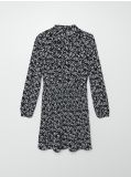 Rochie plisată în partea de jos - negru - CROPP - small4