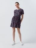 Geblümtes Babydoll-Kleid - Grün - CROPP - small2