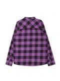 Fioletowa koszula w kratę - fioletowy - CROPP - small3