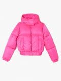 Neonowa kurtka z kapturem - różowy - CROPP - small4