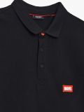 Koszulka polo z aplikacją Marvel - czarny - CROPP - small2