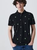 Koszulka polo - czarny - CROPP - small1