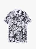 Koszulka polo z nadrukiem all over - biały - CROPP - small4