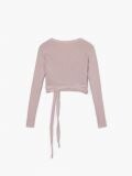 Sweter z wiązaniem - brązowy - CROPP - small5