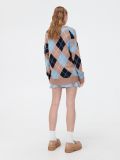 Kardigan w romby - brązowy - CROPP - small3