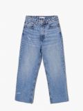 Jeans straight con effetto consumato decorativo - Blu - CROPP - small4
