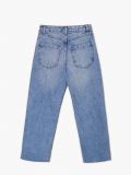 Jeans straight con effetto consumato decorativo - Blu - CROPP - small6