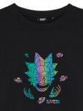Czarna koszulka z długim rękawem Rick and Morty - czarny - CROPP - small2