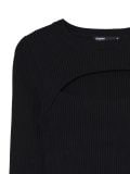 Czarny sweter z wycięciem z przodu - czarny - CROPP - small4