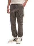 Joggers z žepi za tovor - temno siva - CROPP - small1