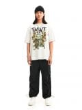Jasnoszary t-shirt z nadrukiem Żółwie Ninja - jasny szary - CROPP - small1