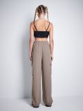 Beżowe spodnie wide leg cargo - beżowy - CROPP - small3