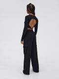 Czarne spodnie wide leg cargo - czarny - CROPP - small3