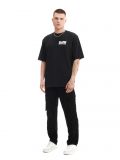 Czarny t-shirt z nadrukiem Nas - czarny - CROPP - small2