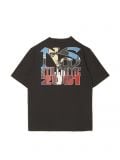 Czarny t-shirt z nadrukiem Nas - czarny - CROPP - small5