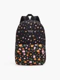 Czarny plecak w kwiaty - czarny - CROPP - small1