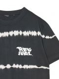 Czarno-biała koszulka z wzorem tie-dye - czarny - CROPP - small3