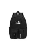 Czarny plecak z motywem mangi - czarny - CROPP - small1