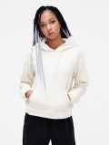 Kremowa bluza basic z kapturem - kremowy - CROPP - small1