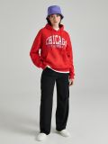 Czerwona bluza z kapturem oversize - czerwony - CROPP - small2