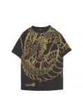 Czarny t-shirt z motywem Dragon Ball - czarny - CROPP - small1