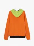 Multikolorowa bluza z kapturem - pomarańczowy - CROPP - small3