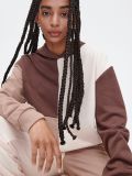 Felpa con cappuccio beige e marrone - Beige - CROPP - small1