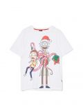 Різдвяна футболка Rick and Morty - білий - CROPP - small1