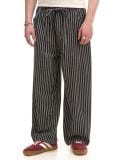 Pantaloni a righe - Nero - CROPP - small1