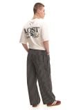 Pantaloni a righe - Nero - CROPP - small3