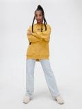 Żółta bluza z kapturem oversize - żółty - CROPP - small2