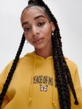 Żółta bluza z kapturem oversize - żółty - CROPP - small3