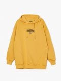 Żółta bluza z kapturem oversize - żółty - CROPP - small4