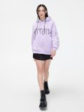 Fioletowa bluza z kapturem oversize - fioletowy - CROPP - small2