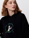 Hanorac Rick and Morty - negru - CROPP - small2
