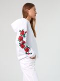 Bluza z kwiatowym motywem - biały - CROPP - small3