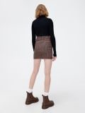Spódniczka mini w kratkę - brązowy - CROPP - small3