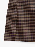 Spódniczka mini w kratkę - brązowy - CROPP - small5