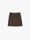 Spódniczka mini w kratkę - brązowy - CROPP - small6