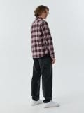 Flanelowa koszula w kratę - różowy - CROPP - small3