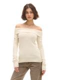 Lihtne džemper - cream - CROPP - small1