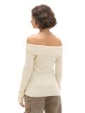 Lihtne džemper - cream - CROPP - small4