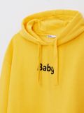 Hoodie mit Schriftzug - Gelb - CROPP - small2