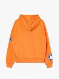 Pomarańczowa bluza z kapturem - pomarańczowy - CROPP - small6