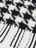 Szalik w pepitkę - czarny - CROPP - small4