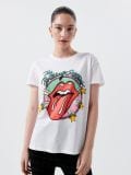 Koszulka The Rolling Stones - biały - CROPP - small1