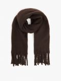 Brązowy szalik z frędzlami - brązowy - CROPP - small1