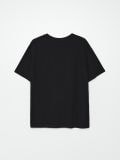 Koszulka oversize Gossip Girl - czarny - CROPP - small3