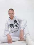 Szara bluza z kapturem Mickey Mouse - jasny szary - CROPP - small1