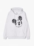 Szara bluza z kapturem Mickey Mouse - jasny szary - CROPP - small4